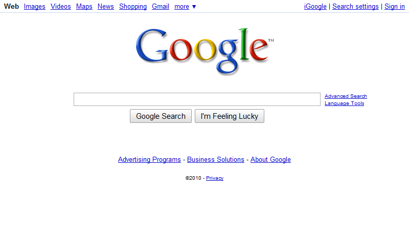 Google Web Search ...